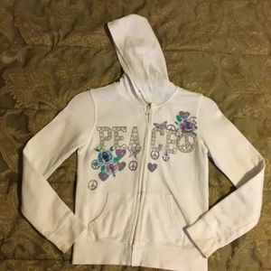 EST1989 Place Fleece Jacket Hoodie White Color